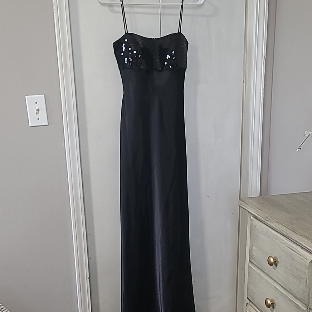 Elegant Black Sequin Dress